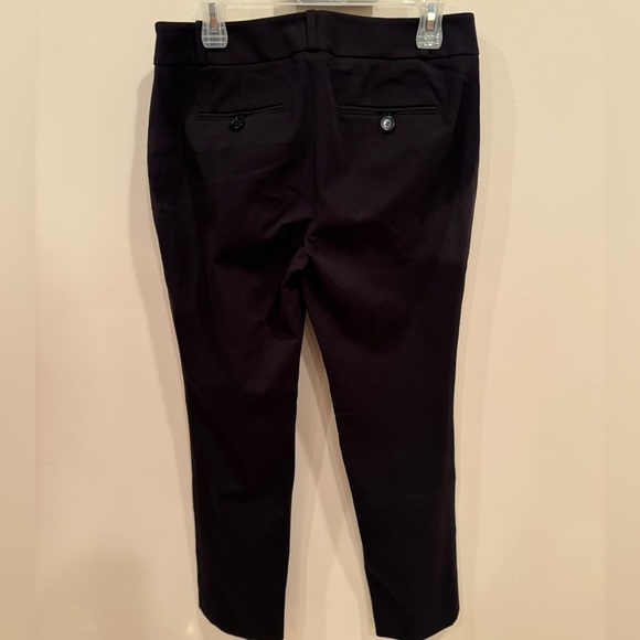 Loft Kate Pants/50% Cotton-44% Rayon/Mid-Rise/Black/Size 6/Office/ Dressy/EUC - Picture 5 of 13